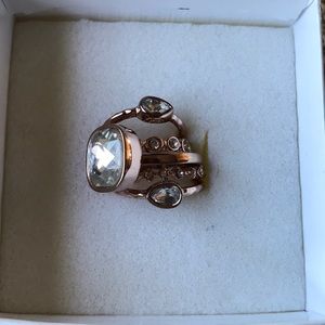 Premier Designs Sienna stacking ring set, size 7